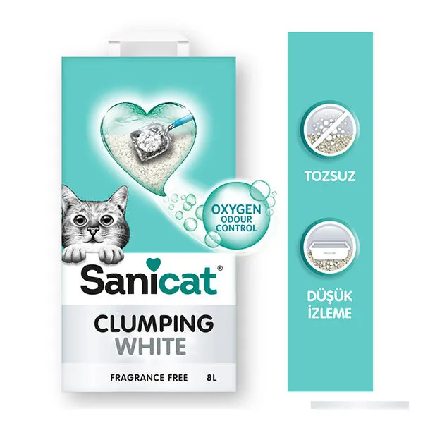 Sanicat Clumping White Kedi Kumu 8 Lt - 4