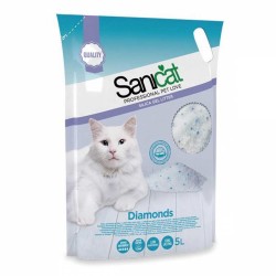 Sanicat Diamonds Silika Kedi Kumu 5 Litre
