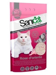 Sanicat Gül Kokulu Kedi Kumu 5 LT