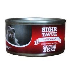Sapphere Sığır ve Tavuklu Kedi Yaş Maması 80 GR