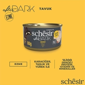 Schesir After Dark Tavuk Etli Pate Tahılsız Yaş Kedi Maması 80 Gr - 5