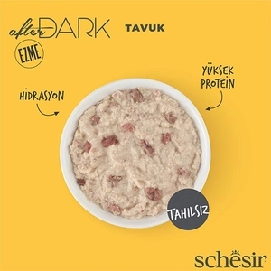 Schesir After Dark Tavuk Etli Pate Tahılsız Yaş Kedi Maması 80 Gr - 4