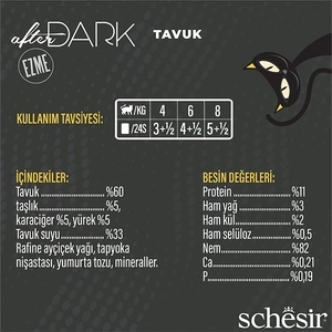 Schesir After Dark Tavuk Etli Pate Tahılsız Yaş Kedi Maması 80 Gr - 3