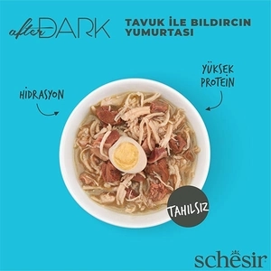Schesir After Dark Tavuk ve Bıldırcın Yumurtalı Tahılsız Yaş Kedi Maması 80 Gr - 4