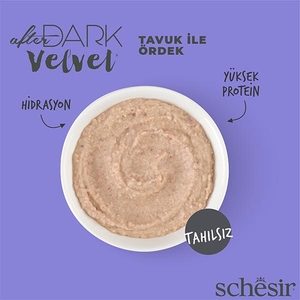 Schesir After Dark Mousse Tavuklu ve Ördekli Yetişkin Kedi Yaş Maması 80 g - 4