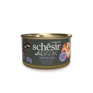 Schesir After Dark Tavuk ve Ördek Etli Tahılsız Yaş Kedi Maması 80 Gr