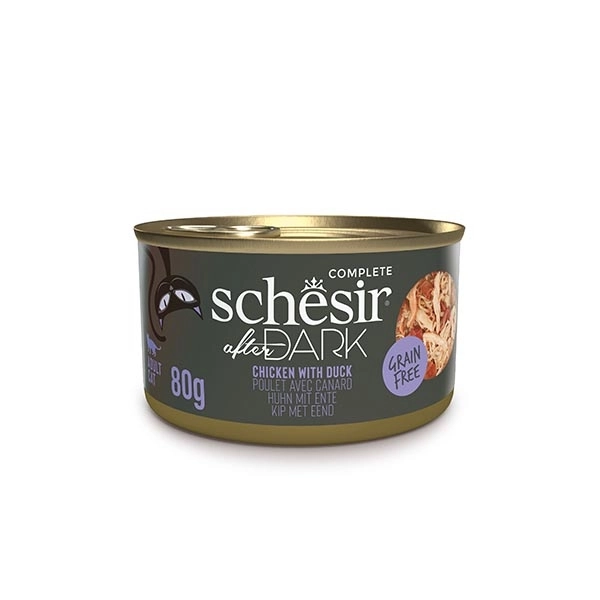 Schesir After Dark Tavuk ve Ördek Etli Yaş Kedi Maması 80 Gr - 1