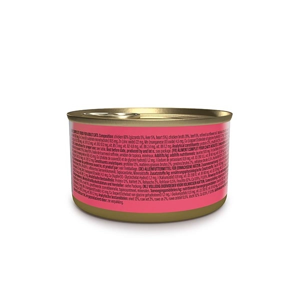 Schesir After Dark Tavuk ve Sığır Etli Pate Tahılsız Yaş Kedi Maması 80 Gr - 2