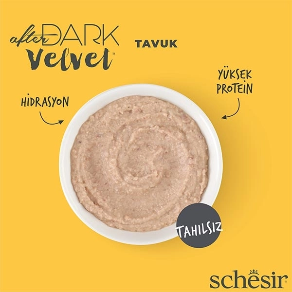 Schesir After Dark  Tavuklu Pouch Yaş Kedi Maması 80 Gr - 4