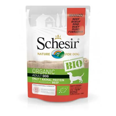 Schesir Bio Pouch Biftekli Yetişkin Köpek Konservesi 85gr - 1