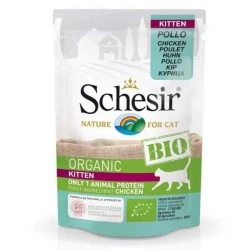 Schesir Bio Range Pouch Yavru Kedi Konservesi 85gr