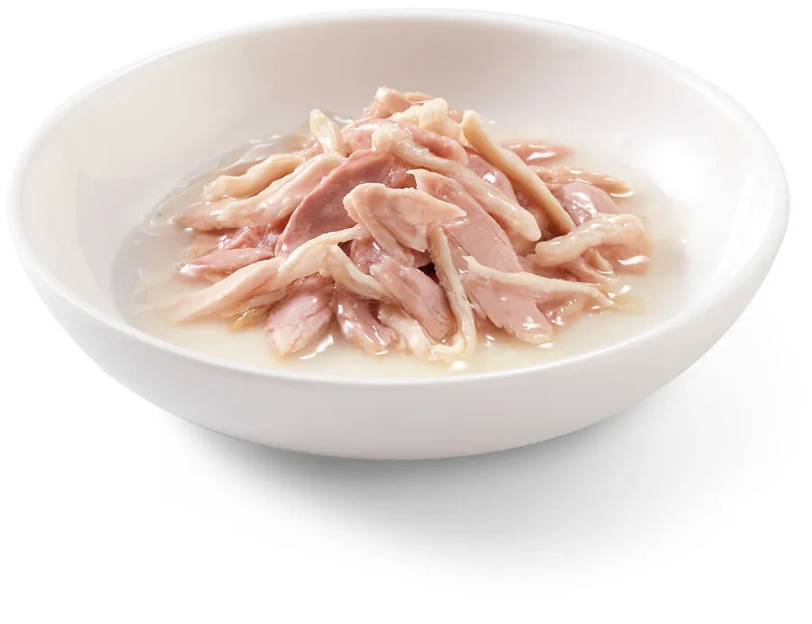 Schesir Doğal Ton Balıklı ve Tavuklu Soslu Yaş Kedi Maması 85 GR - 2