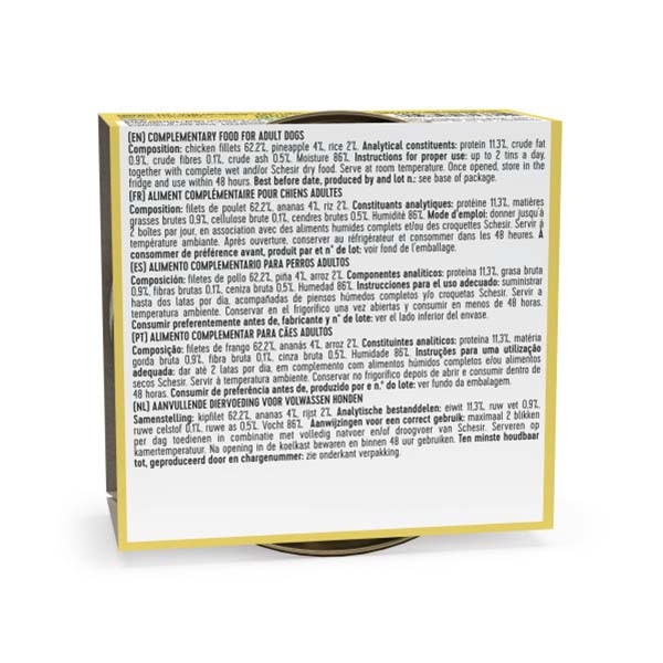 Schesir Tavuk ve Ananaslı Köpek Yaş Maması 150 GR - 2