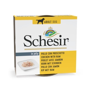Schesir Jelly Domuzlu ve Tavuk Filetolu Köpek Yaş Maması 150 Gr