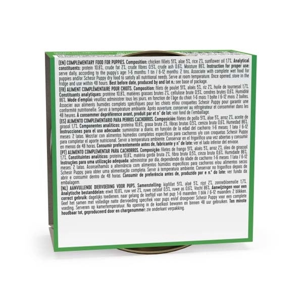 Schesir Jelly Tavuk Etli ve Aloeveralı Yavru Köpek Konservesi 150 Gr - 2