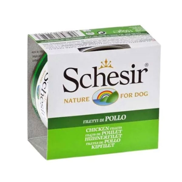 Schesir Jöle İçinde Tavuklu Yetişkin Köpek Yaş Maması 150GR - 1