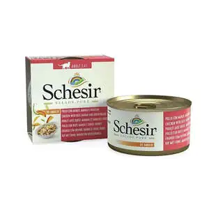 Schesir Salads Poke Tavuk, Sığır, Mango, Fasulyeli Kedi Konservesi 85 gr