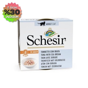 Schesir Soslu Ton Balıklı Çipuralı Kedi Yaş Maması 70 Gr - 2
