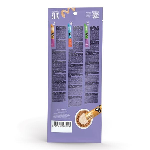 Schesir Stix Karışık Lezzetli Sıvı Kedi Ödülü 6x15 Gr  - 2