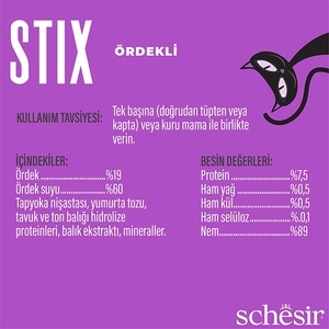 Schesir Stix Ördekli Sıvı Kedi Ödülü 6x15 Gr - 3