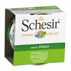 Schesir Tavuk Filetolu Pişirme Suyunda Tamamlayıcı Yetişkin Kedi Yaş Maması 85 g