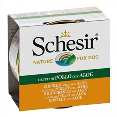 Schesir Tavuk Ve Aleoveralı Yaş Köpek Maması 150 GR - 1