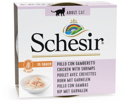 Schesir Tavuklu Ve Karidesli Yaş Kedi Maması 70 GR - 2