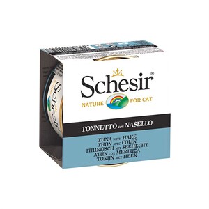 Schesir Ton Balıklı ve Berlam Balıklı Jöle İçinde Tamamlayıcı Yetişkin Kedi Yaş Maması 85 g