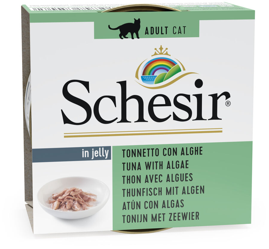Schesir Ton Balığı ve Deniz Bitkili Yaş Kedi Maması 85 GR - 2
