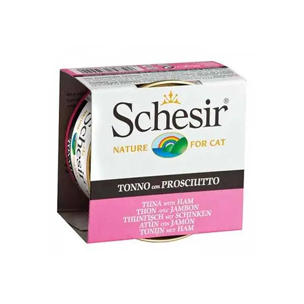 Schesir Ton Balığı Ve Jambonlu Yaş Kedi Maması 85 GR - 1