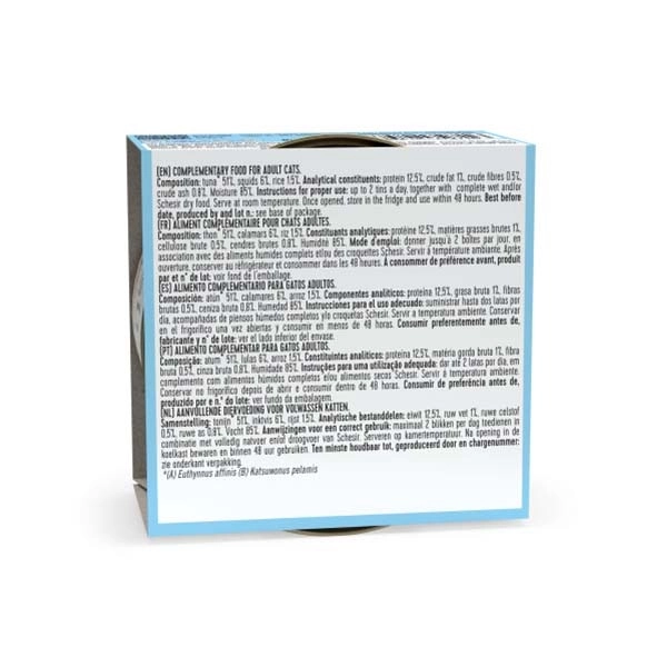 Schesir Ton Balığı ve Kalamarlı Kedi Konservesi 85 GR - 2