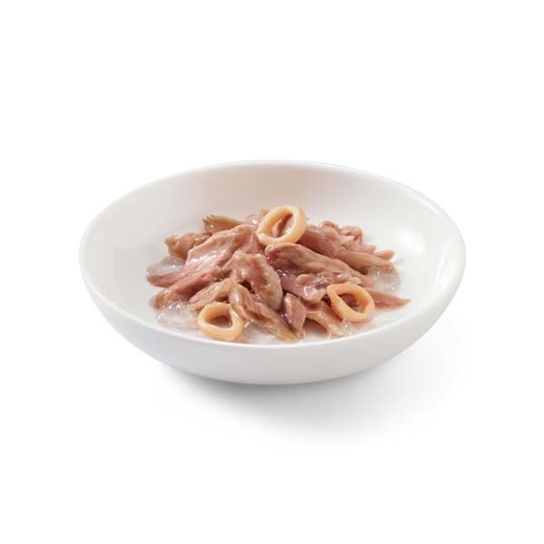 Schesir Ton Balıklı ve Kalamarlı Jöle İçinde Tamamlayıcı Yetişkin Kedi Yaş Maması 85 g - 3