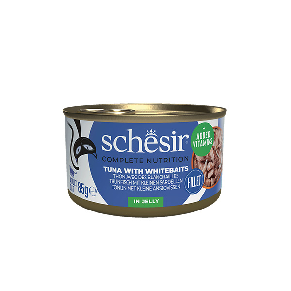 Schesir Ton Balığı ve Ringa Balığı Yaş Kedi Maması 85 GR - 1