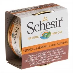 Schesir Ton Balığı ve Somonlu Soslu Yaş Kedi Maması 70 GR