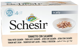 Schesir Ton Balığı ve Somonlu Yaş Kedi Maması 50 GR * 6 Adet - 2