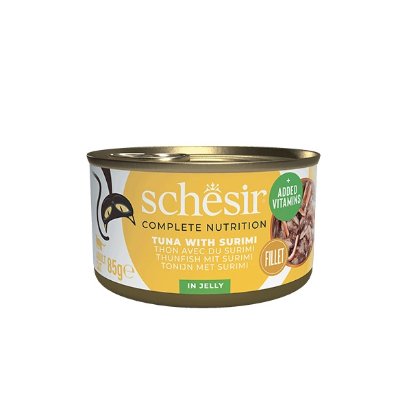Schesir Ton Balığı Ve Surimili Yaş Kedi Maması 85 GR - 1