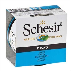Schesir Ton Balıklı Jöle İçinde Tamamlayıcı Yetişkin Köpek Yaş Maması 150 g