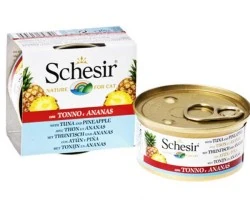 Schesir Ton Balıklı ve Ananaslı Kedi Konservesi 75 GR