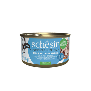 Schesir Ton Balıklı ve Levrekli Kedi Yaş Maması 85 GR