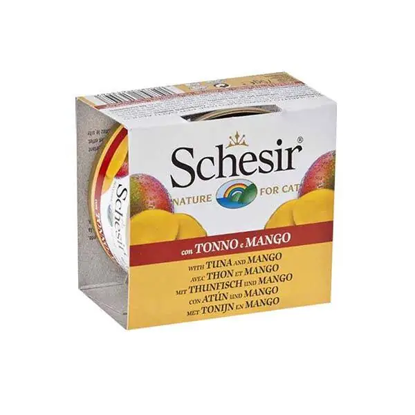 Schesir Ton Balıklı ve Mangolu Kedi Konservesi 75 GR - 1