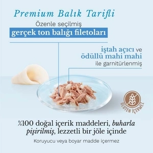 Schesir Ton ve Mahi Mahi Balıklı Kedi Konservesi 85 Gr - 4