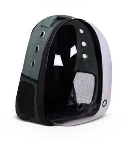 Şeffaf Astronot Kedi Köpek Taşıma Çantası 42x22x33 CM - 2