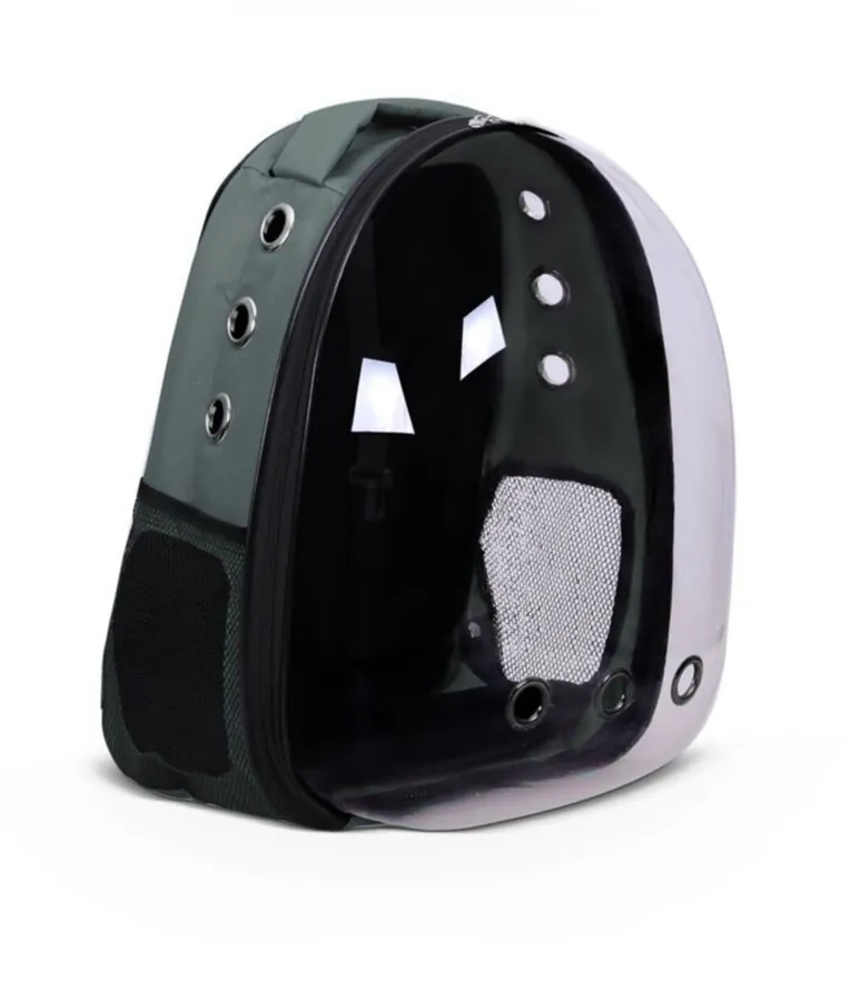 Şeffaf Astronot Kedi Köpek Taşıma Çantası 42x22x33 CM - 2