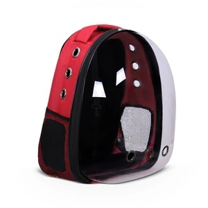 Şeffaf Astronot Kedi Köpek Taşıma Çantası 42x22x33 CM