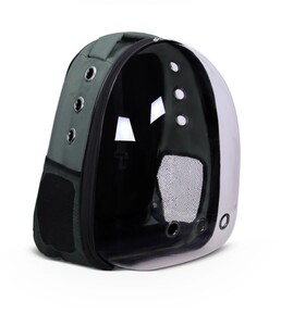 Şeffaf Astronot Kedi Köpek Taşıma Çantası 42x22x33 CM - 2