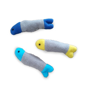 Markamama Kedi Otlu Balık Kedi Oyuncağı 3 Adet