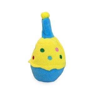 Markamama Parti Pastası Kedi Oyuncağı Mavi, Kedi Otlu ve Zilli