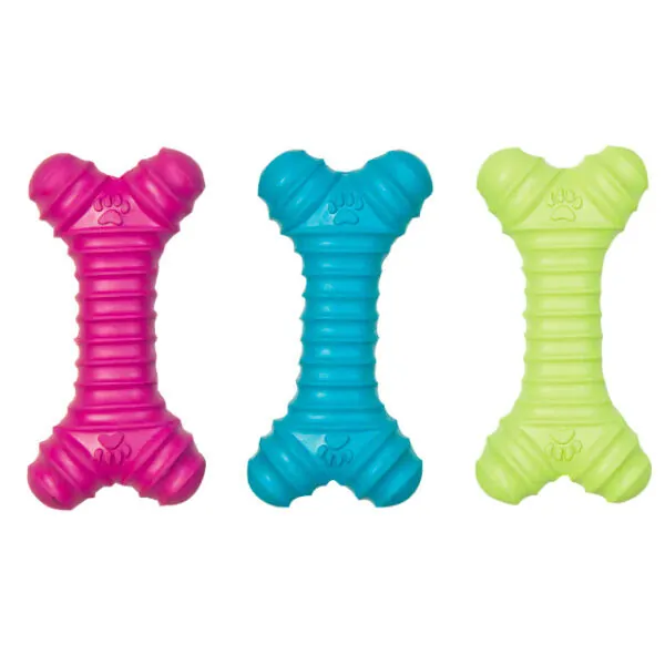 Flamingo Sesli Kauçuk Kemik Oyuncağı 15,5x7x3cm - 2