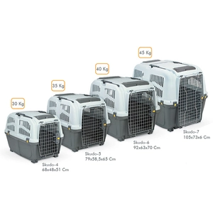 Skudo 3 Iata Kedi Köpek Taşıma Kabı 60 x 40 x 39 Cm - 2