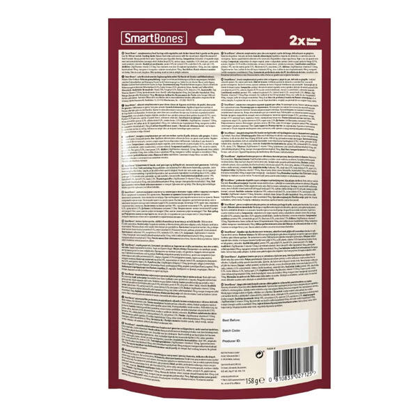 SmartBones Tavuklu Medium Köpek Ödül Kemiği 128 g (2'li Paket) - 2